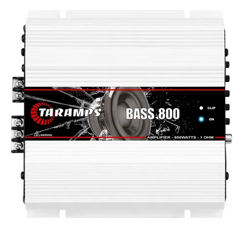 Modulo Taramps Bass 800w Rms 1 Ohm 1 Canal Amplificador 800 Rms p...