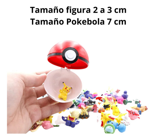 Pokebola Con 24 Figuras - Gs Ball - Bola Gs