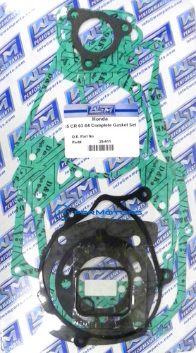 Kit De Empaques Completo: Honda 85 Cc Cr 2003 Al 04