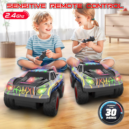 Auto A Control Remoto Rc Para Niños Marca Mini Auto Carreras Color Personaje