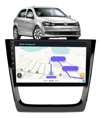 Kit Som Multimídia Android Volkswagen Gol Rallye G6 2014