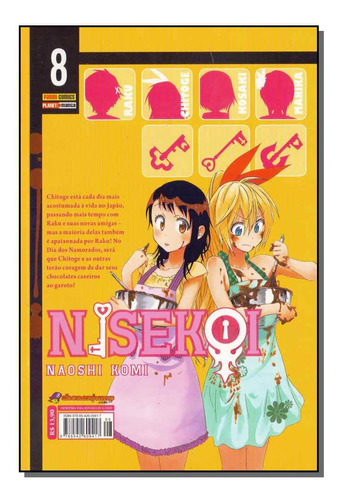 Libro Nisekoi Vol 08 De Komi Naoshi Panini