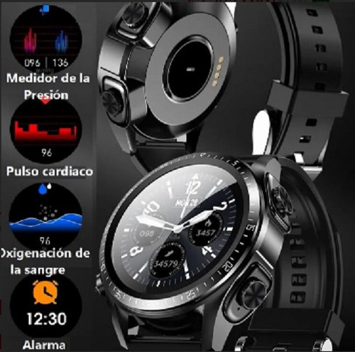 Smartwatch 2 En 1 Jm03 Touch Screen Con Audífonos Incluídos