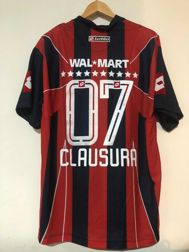 Camiseta San Lorenzo 2007 Lotto L Campeón Clausura