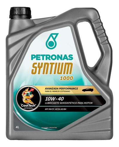 Aceite Syntium Chevrolet Spin 1.8 10w40 Semi Sintético 4 L