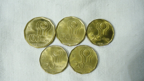 Lote Monedas Conmemorativas Mundial 78 