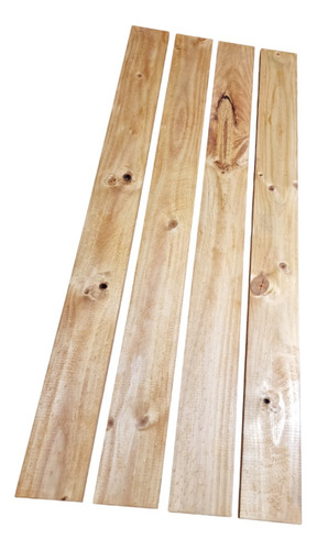 Banca De Madera Realizada Con Pino, Barnizado