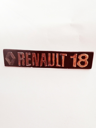 Emblema Letrero Renault 18 Clásico