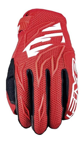 Guantes Moto Motocross Enduro Five Mxf3 Total Red