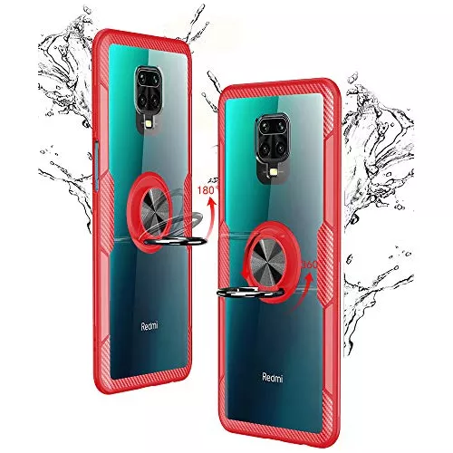 Asuwish Funda de teléfono para Xiaomi Redmi Note 9 Pro/Note 9s/Note9 Pro  Max/Poco M2 Pro con protector de pantalla de vidrio templado y soporte de