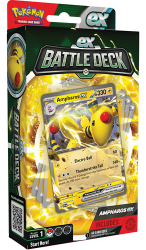 Juego De Cartas Coleccionables Pokemon Ampharos Ex Battle De