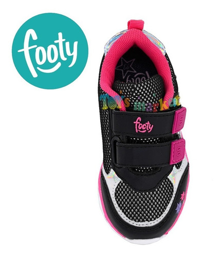 Zapatillas Footy Con Luces Led Y Abrojo Zapatilla Con Luz
