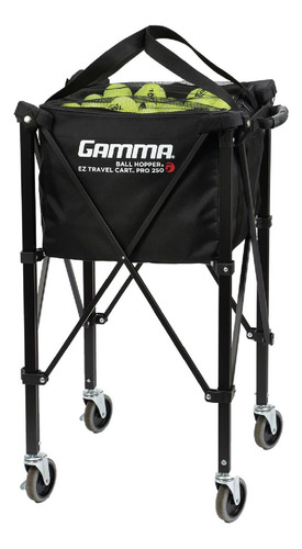 Gamma Sports Ez Travel Cart Pro, Tolva De Pelotas Con Funda.