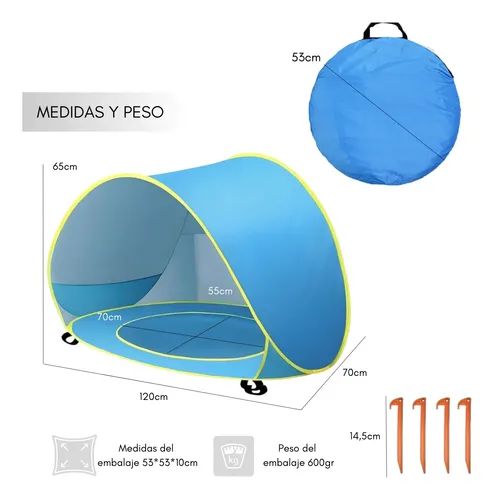 pop up carpa bolsa piscina bebe Tienda Carpa Playa Bebé Piscina En Protección Solar Uv