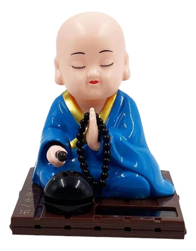 Figura Solar De Little Monk Con Forma De Coche De Baile, Tal