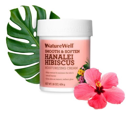 Nature Well Suaviza Y Suaviza La Crema Hidratante De Hibisco