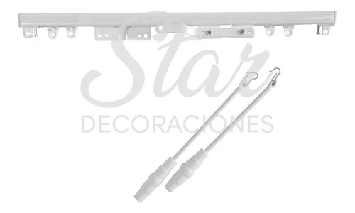 Riel Europeo 3,00 M Para Cortinas - Star Deco 