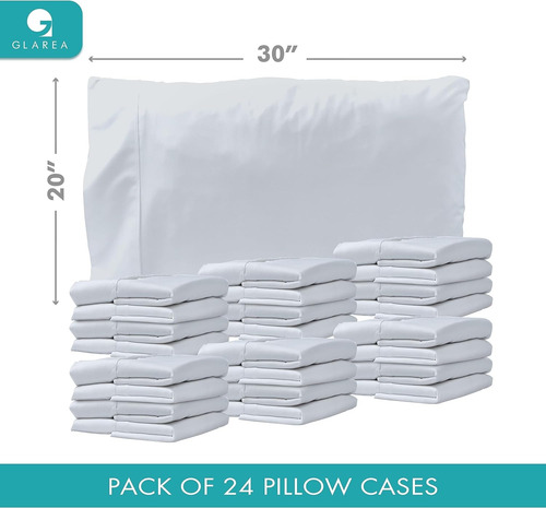 4 Pack Funda De Almohada Queen Cierre De Sobre Microfibra