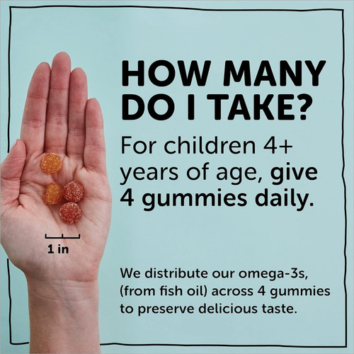 Smarty Pants Multivitamínico Niños Con Omega3 D3 180 Gomitas Sabor Naranja, Limón Y Fresa