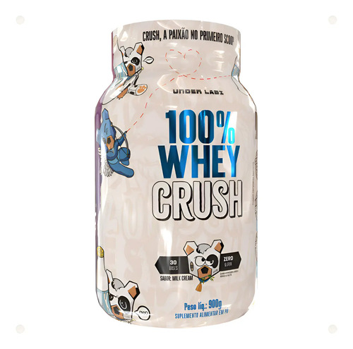 100% Whey Crush Concentrada 900 g Under Labz