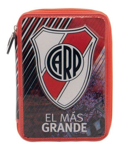 Cartuchera 2 Pisos Pvc River Plate (ri029