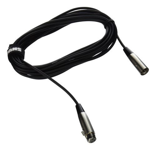 Shure Cable Hi-flex C25j 25 Pie Conector Xlr Cromado Color