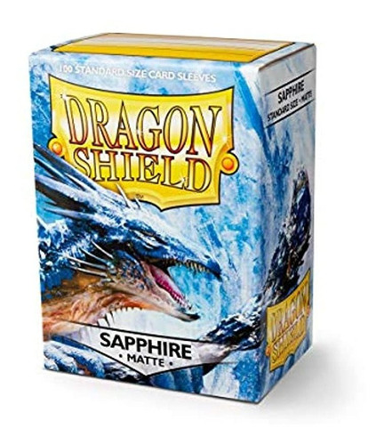 Mangas De Hojalata Arcana: Dragon Shield Matte Sapphire