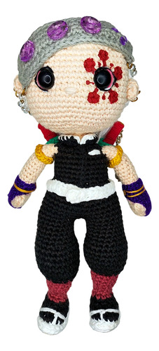 Amigurumi Tengen Uzui Kimetsu No Yaiba Crochet Artesanal