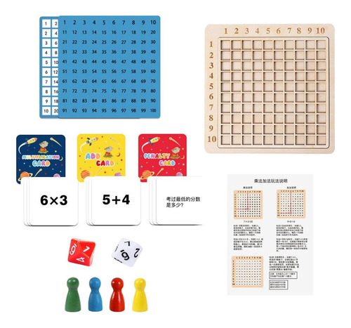 Tablero De Multiplicación Montessori, Juguetes De