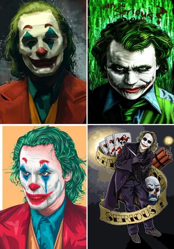 Varios Adesivos Coringa e arlequina the joker