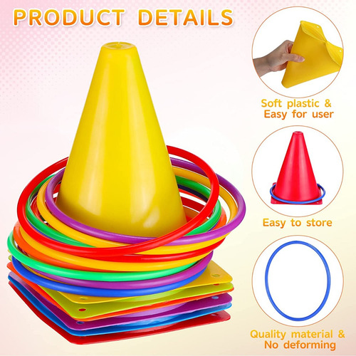 Conos Aros Baloncesto Diadema Pelotas Juego Aire Libre 51pc