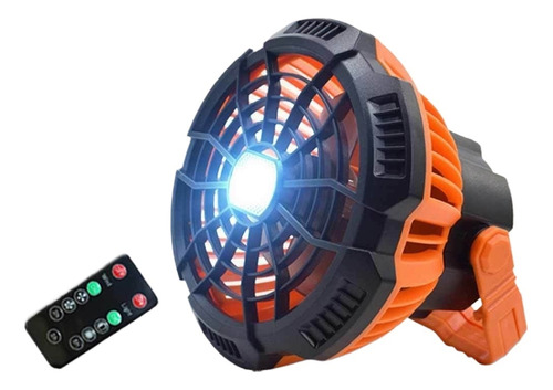 Ventilador De Techo De Camping De Luz Led Recargable Para Ex