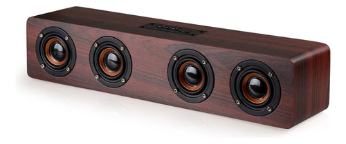 Altavoz Bluetooth Inalámbrico De Madera W8 Para Computadora