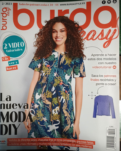 Burda Easy Varias Ediciones Costura Moda Moldes Patrones 