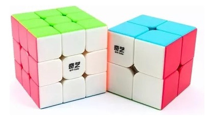 Pack 2 Cubos Tipo De Qiyi 2x2, 3x3