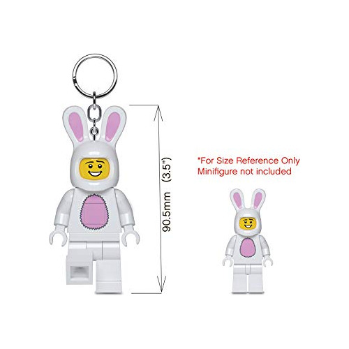 Chaveiro Lego Iconic Bunny Suit Guy Leve De 3 Polegadas