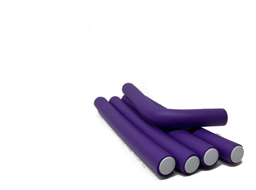 Rodillos De Color Prpura Flex Esponjosos Twist-flex Pro Rizo