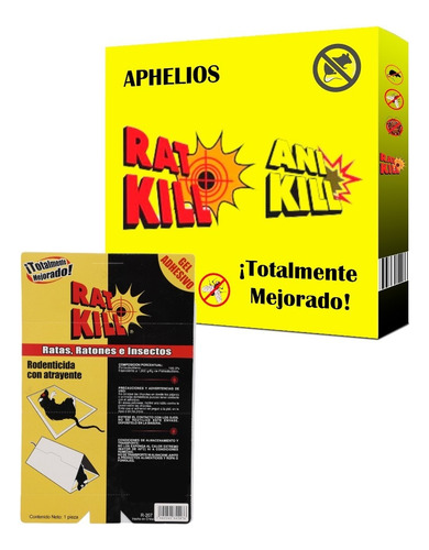 Papel Adhesivo Para Raton Ratas Insectos Rat Kill R207