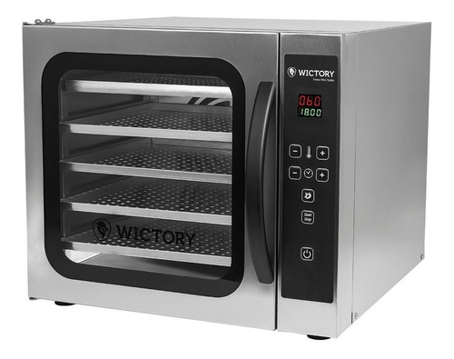 Forno de bancada elétrico Wictory WCV-535 prateado/preto 220V