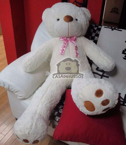 Urso Premium Teddy Love Casa Do Urso - 1,2 Metro 120cm Cheio