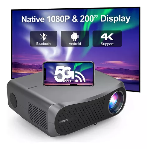 Proyector De 1080p Nativo Al Aire Libre Con Android Bluetoot