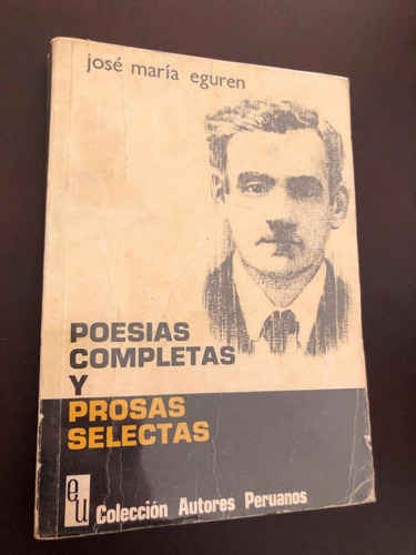 Libro Poesías Completas Y Prosas Selectas. José María Eguren