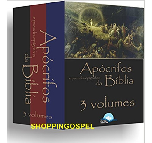 Kit 3 Volumes Livro Apócrifos E Pseudo-epígrafos Da Bíblia