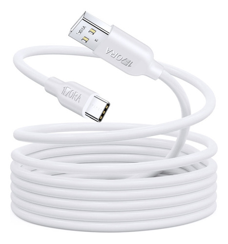 Cabo Carregamento 1hora Usb 2.0 A/c 2.1a Macho 2m Branco