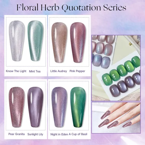 Kit Uñas Semipermanente Gel 8 Color