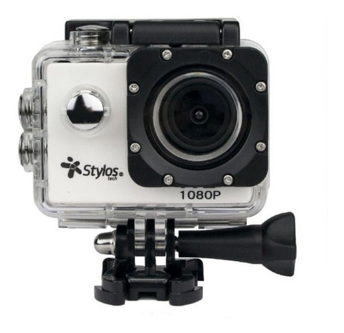 Videocámara Stylos Tech Cam2 Full HD STVACX3 blanca