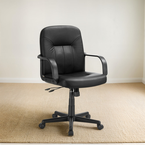 Coaster Furniture Silla De Oficina De Altura Ajustable Negro