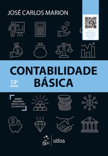 Contabilidade Básica, de José Carlos Marion. Editora ATLAS JURIDICO - GRUPO GEN, capa mole em português