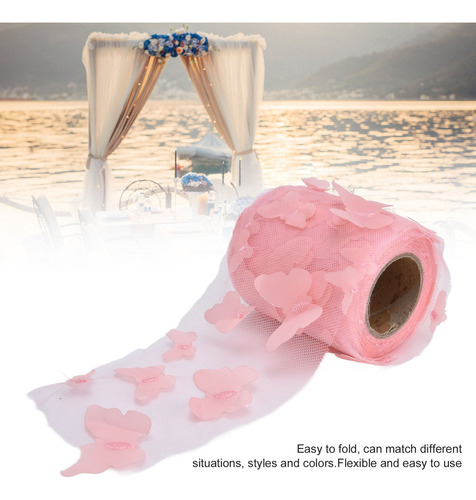 Rollos De Tul Elegante Con Diseño Tridimensional