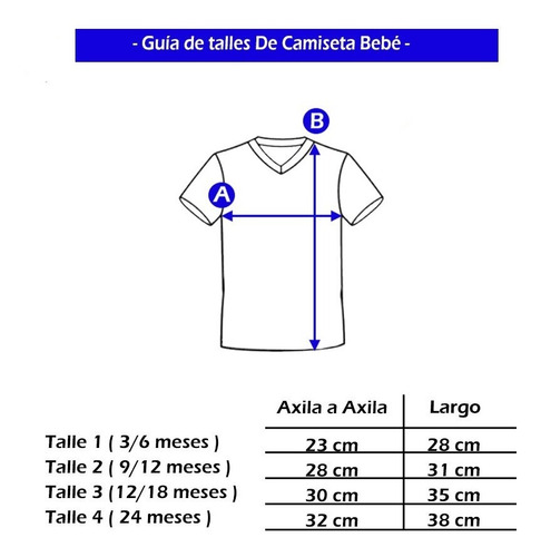 Imagen 3 de 7 de Camiseta Bebe San Lorenzo Licencia Oficial